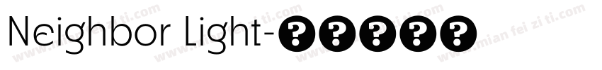 Neighbor Light字体转换